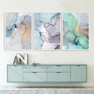 Decorative Marble Canvas Painting