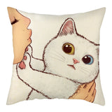 Cute Cat Pillowcase