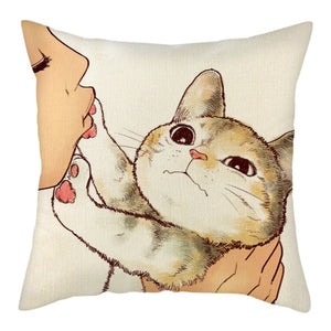 Cute Cat Pillowcase