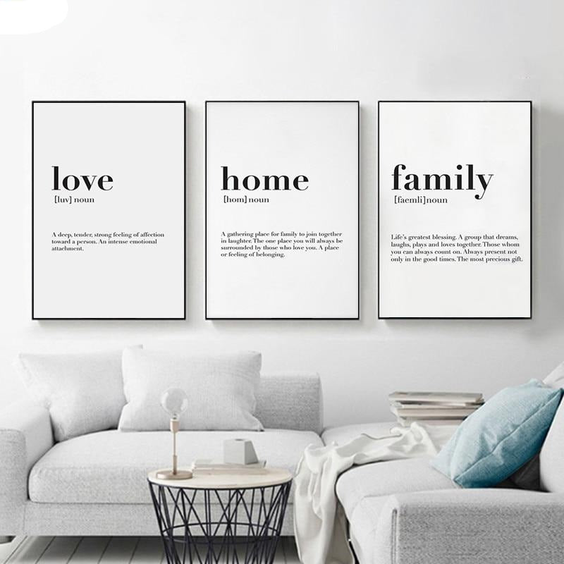 Minimalist Quote and Letter Painting