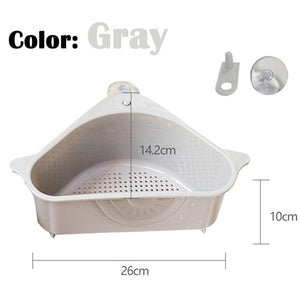 Triangular Corner Sink Drain Rack