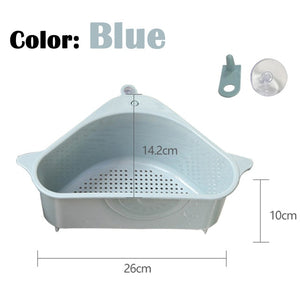 Triangular Corner Sink Drain Rack