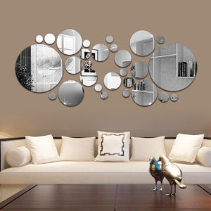 DIY Mirror Wall Stickers