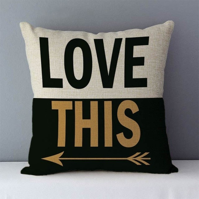Popular Phrase and Words Pillowcase