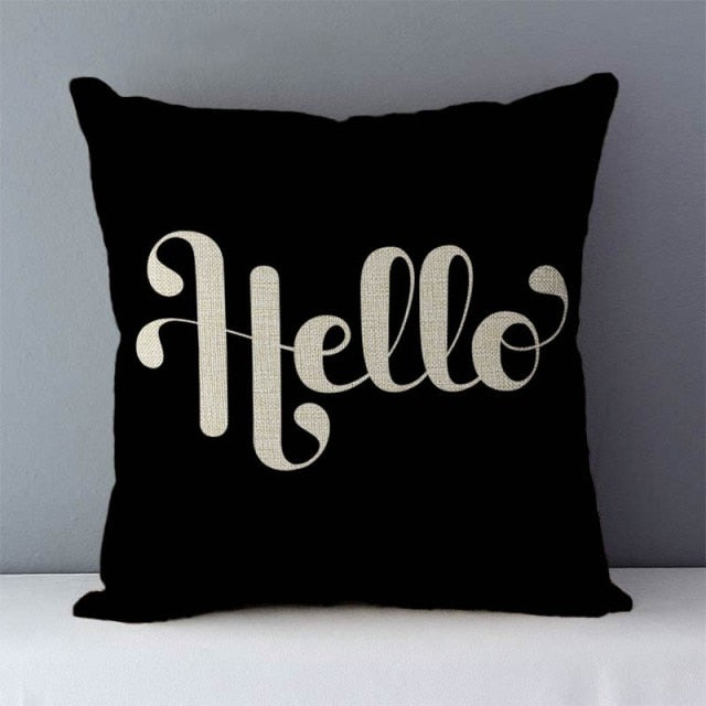 Popular Phrase and Words Pillowcase
