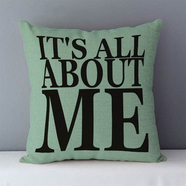 Popular Phrase and Words Pillowcase