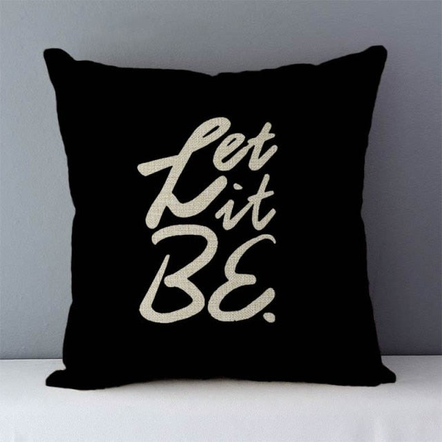 Popular Phrase and Words Pillowcase