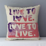 Popular Phrase and Words Pillowcase