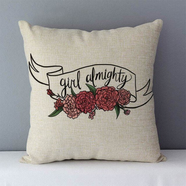 Popular Phrase and Words Pillowcase