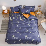 Star Printed Bed Sheet Set