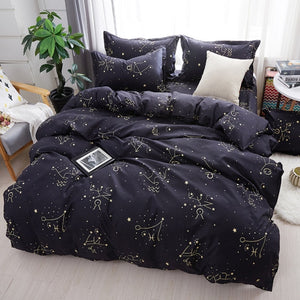 Star Printed Bed Sheet Set