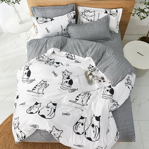 Star Printed Bed Sheet Set