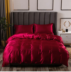 Luxury Satin Bed Sheet Set