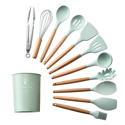 Silicone Cooking Utensils Set