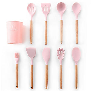 Silicone Cooking Utensils Set