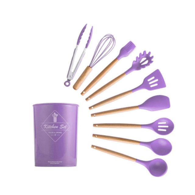 Silicone Cooking Utensils Set