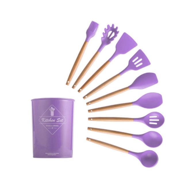 Silicone Cooking Utensils Set