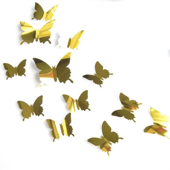 Butterflies Mirror Wall Sticker