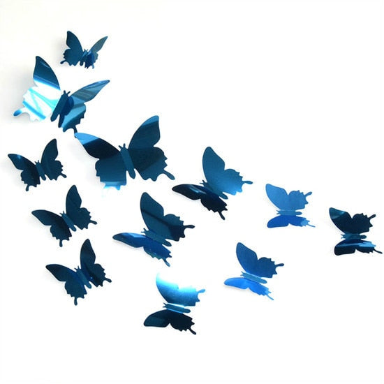 Butterflies Mirror Wall Sticker