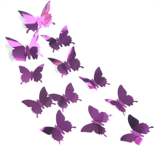 Butterflies Mirror Wall Sticker