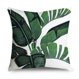 Tropical Leaves Cushion Cover