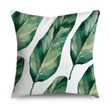Tropical Leaves Cushion Cover