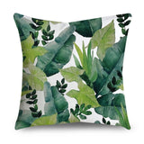 Tropical Leaves Cushion Cover