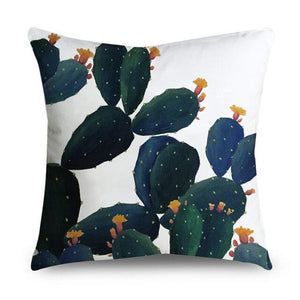 Tropical Leaves Cushion Cover