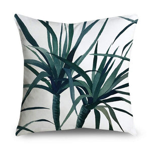 Tropical Leaves Cushion Cover