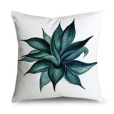 Tropical Leaves Cushion Cover