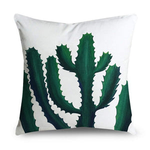 Tropical Leaves Cushion Cover
