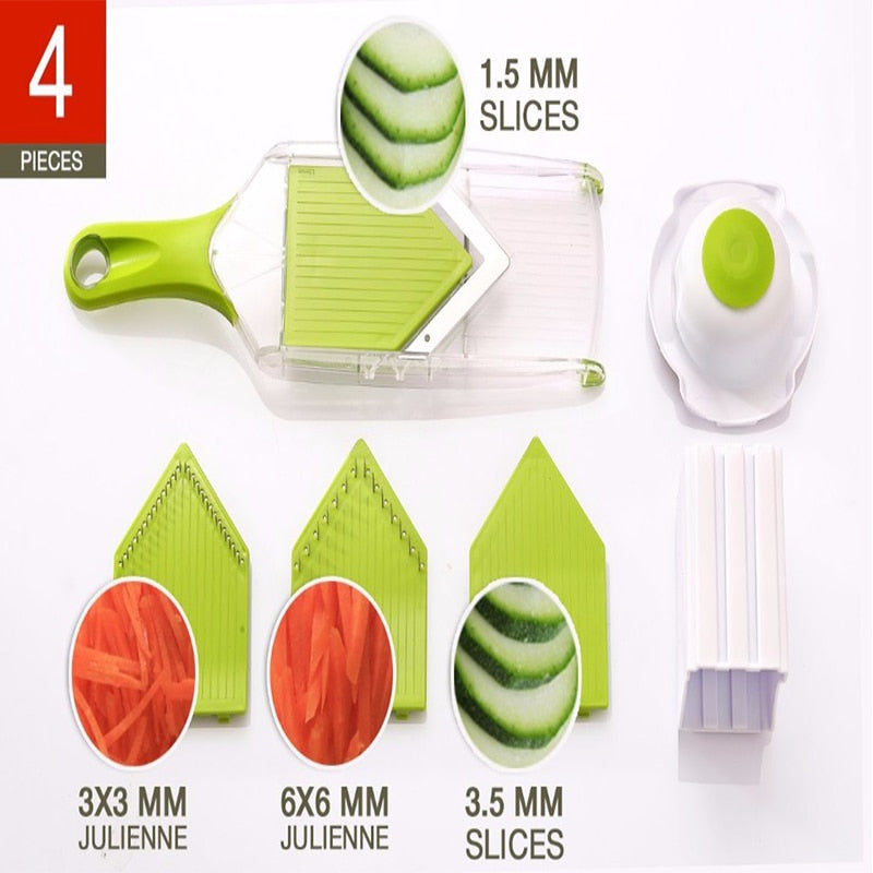 Vegetable Cutter with 4 Blades